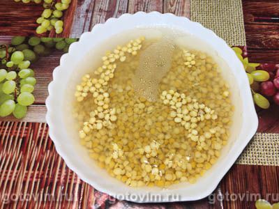 Пирожки с горохом на пару