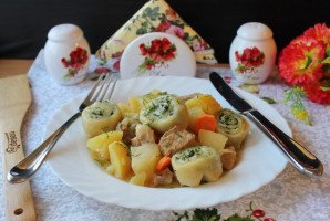 Жаркое с нудлями Жаркое с нудлями