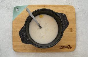 Кукурузная каша с яблоком