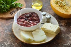 Печеночный паштет с тыквой