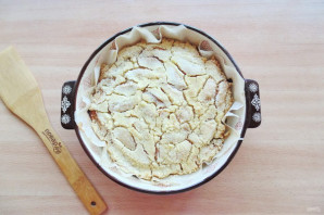 Насыпной пирог с абрикосами