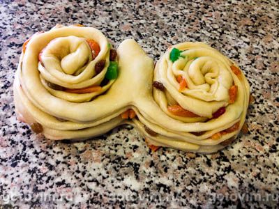 Кулич краффин с цукатами