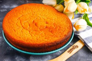 Муссовый мандариновый торт