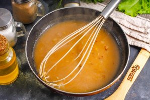 Пивной соус к мясу