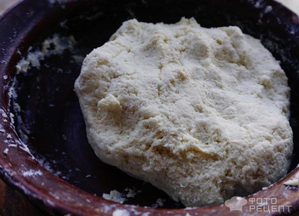 Рецепт: Армянское пасхальное печенье - на твороге и с курагой