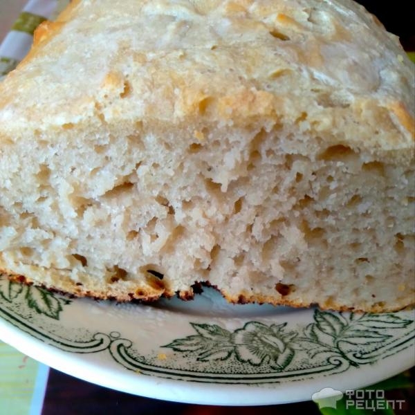 Рецепт: Хлеб на закваске из цельнозерновой муки - В духовке