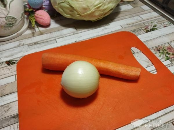 Рецепт: Капуста тушеная с овощами - и молоком и копчённой паприкой Рецепт: Капуста тушеная с овощами - и молоком и копчённой паприкой