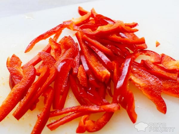 Рецепт: Лапша удон - С курицей, шампиньонами и овощами. Очень вкусное японское блюдо!