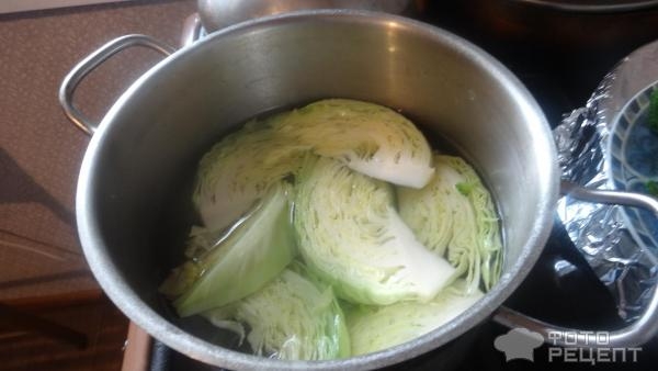 Рецепт: Молодая капуста, слайсы в сухарях - Нежное,вкусное блюдо.