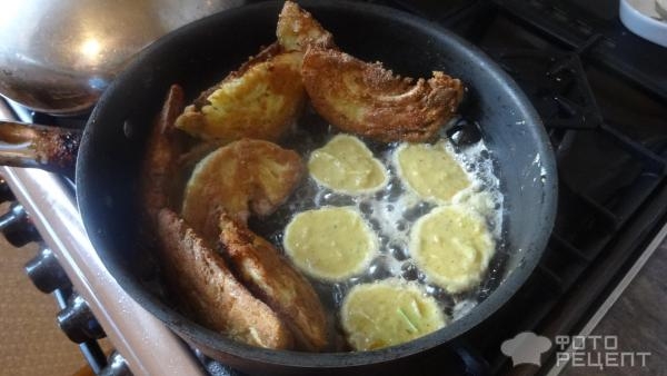 Рецепт: Молодая капуста, слайсы в сухарях - Нежное,вкусное блюдо.