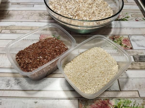 Рецепт: Овсяные кексы - с яблочным повидлом, когда нет куриных яиц, сахара и муки