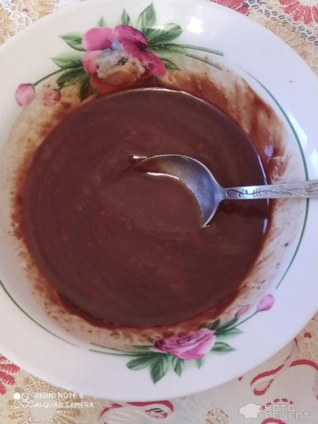 Рецепт: Печенье шоколадное - За 7 минут!