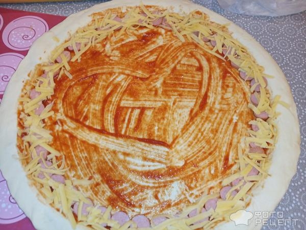 Рецепт: Пицца Assorty - вариант оформления бортика: когда бортик круче пиццы!