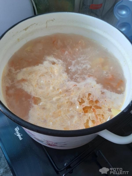 Рецепт: Щи из щавеля - на курином бульоне