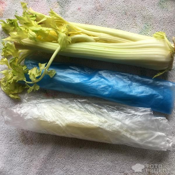 Рецепт: Стебель сельдерея - как заморозить сельдерей?