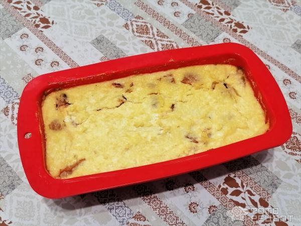 Рецепт: Запеканка творожно-фруктовая - без сахара