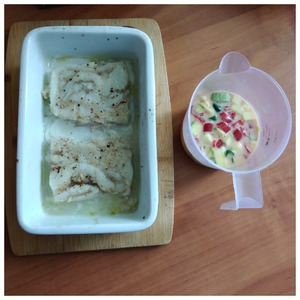 Рыбный омлет