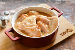 Крылышки в медово-соевом соусе