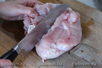 Котлеты из свинины и курицы