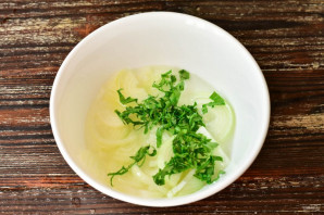 Деревенский салат с мясом