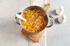 Суп с кускусом