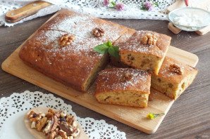 Морковно-банановый пирог Морковно-банановый пирог