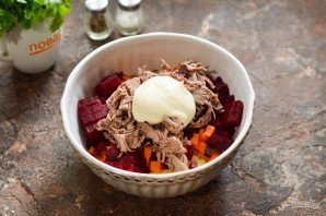 Салат "Гренадер" с говядиной Салат "Гренадер" с говядиной