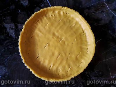 Французский песочный пирог с заварным лимонным кремом (tarte au citron)