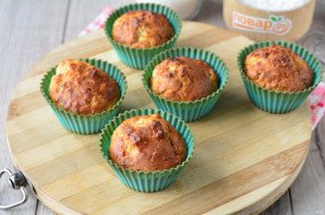 Маффины с овсяными хлопьями и яблоками Маффины с овсяными хлопьями и яблоками