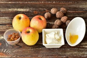 Диетические печеные яблоки