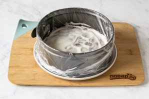 Веганский блинный торт