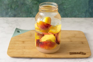 Компот из персиков без стерилизации