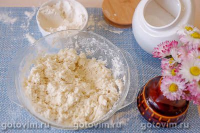 Творожные пончики c рисовой и пшеничной мукой