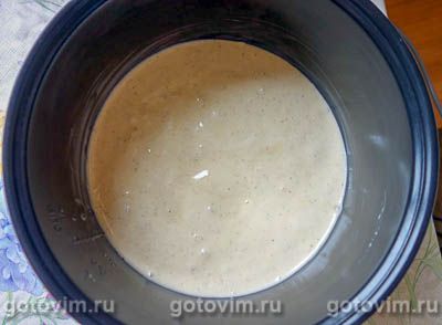 Торт с грушей и творожным кремом в мультиварке