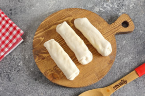 Рулетики из теста с картошкой Рулетики из теста с картошкой