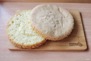 Торт со сливками и ананасами Торт со сливками и ананасами