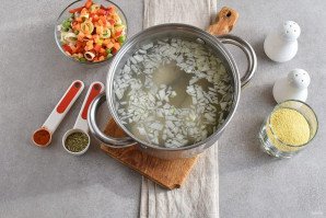 Суп с кускусом