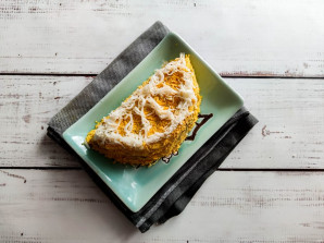 Салат "Лимонная долька" со шпротами