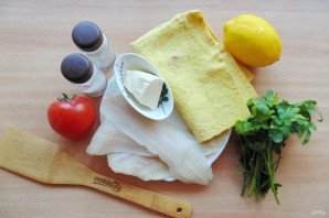 Судак запеченный в лаваше