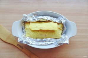 Судак запеченный в лаваше