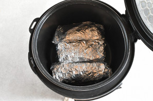 Копченое сало в мультиварке