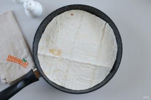 Завтрак с лавашом