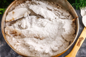 Лещ в соли в духовке Лещ в соли в духовке