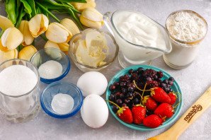 Ягодные капкейки