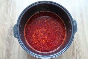 Клюквенный морс в мультиварке Клюквенный морс в мультиварке