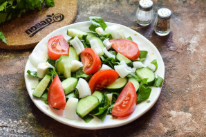 Салат с сыром "Чечил" Салат с сыром "Чечил"