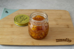 Варенье из яблок и персиков