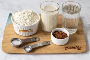 Веганский блинный торт