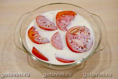 Куриное филе, запечённое в сливках