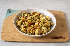 Тыква фаршированная киноа